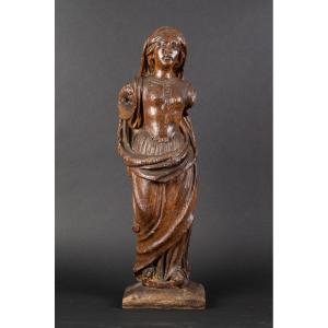 Saint Mary Magdalene (?), Oak, Renaissance, France, Circa 1570