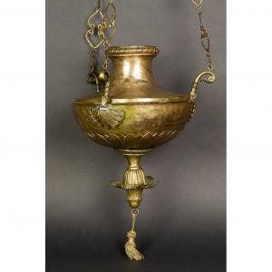 Lampe De Sanctuaire, Louis XVI / Classicisme, Pologne / Allemagne, C.1800  