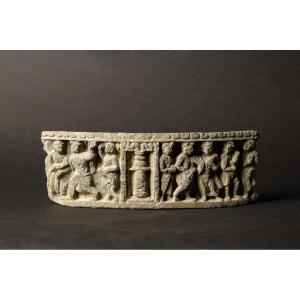Relief Avec Des Scènes De La Vie De Bouddha, Gandhara, 1er-5e Siècle Après J.-c.  