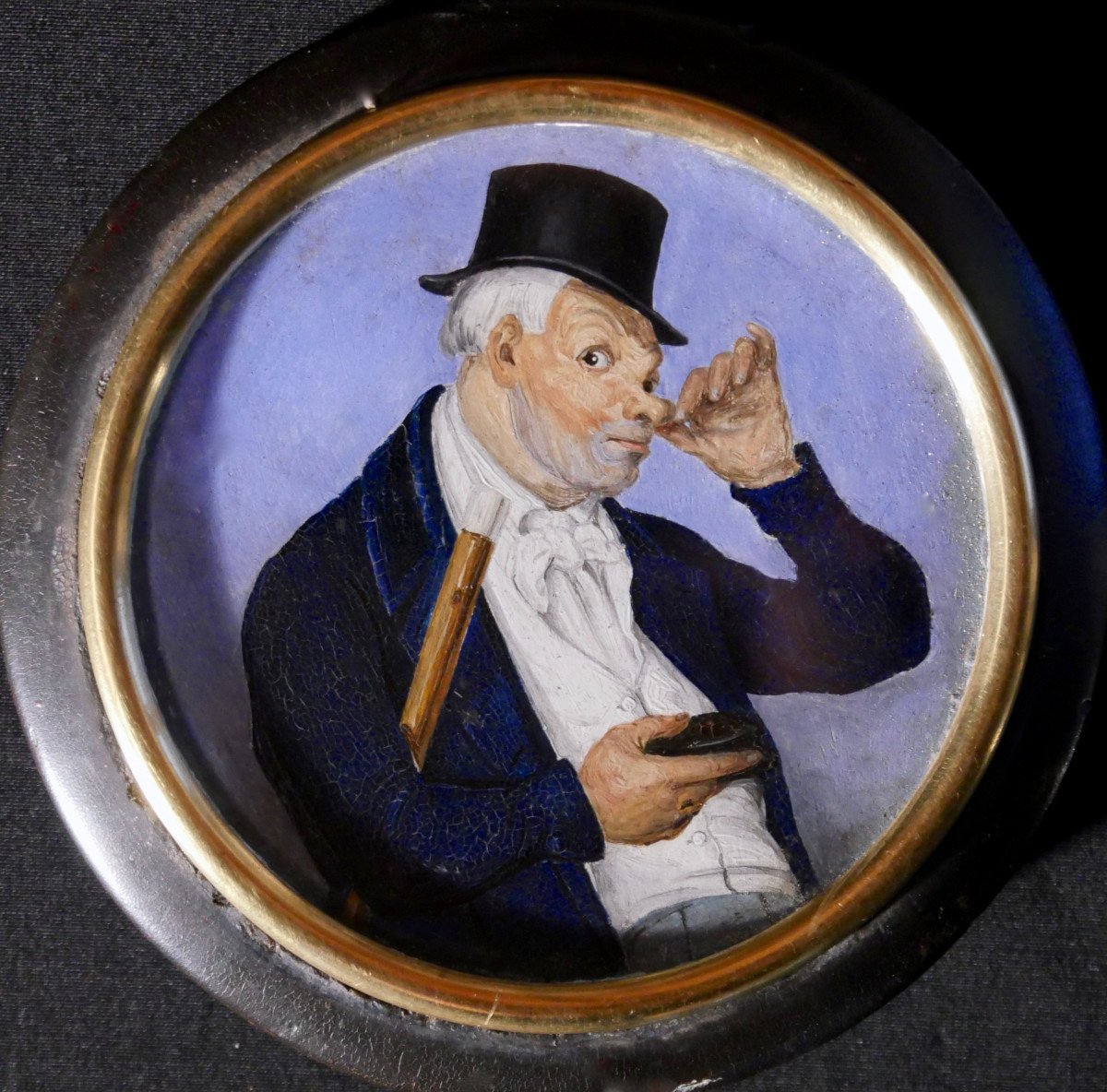 Snuff Box – Snuff Box Decorated With A Miniature-photo-1