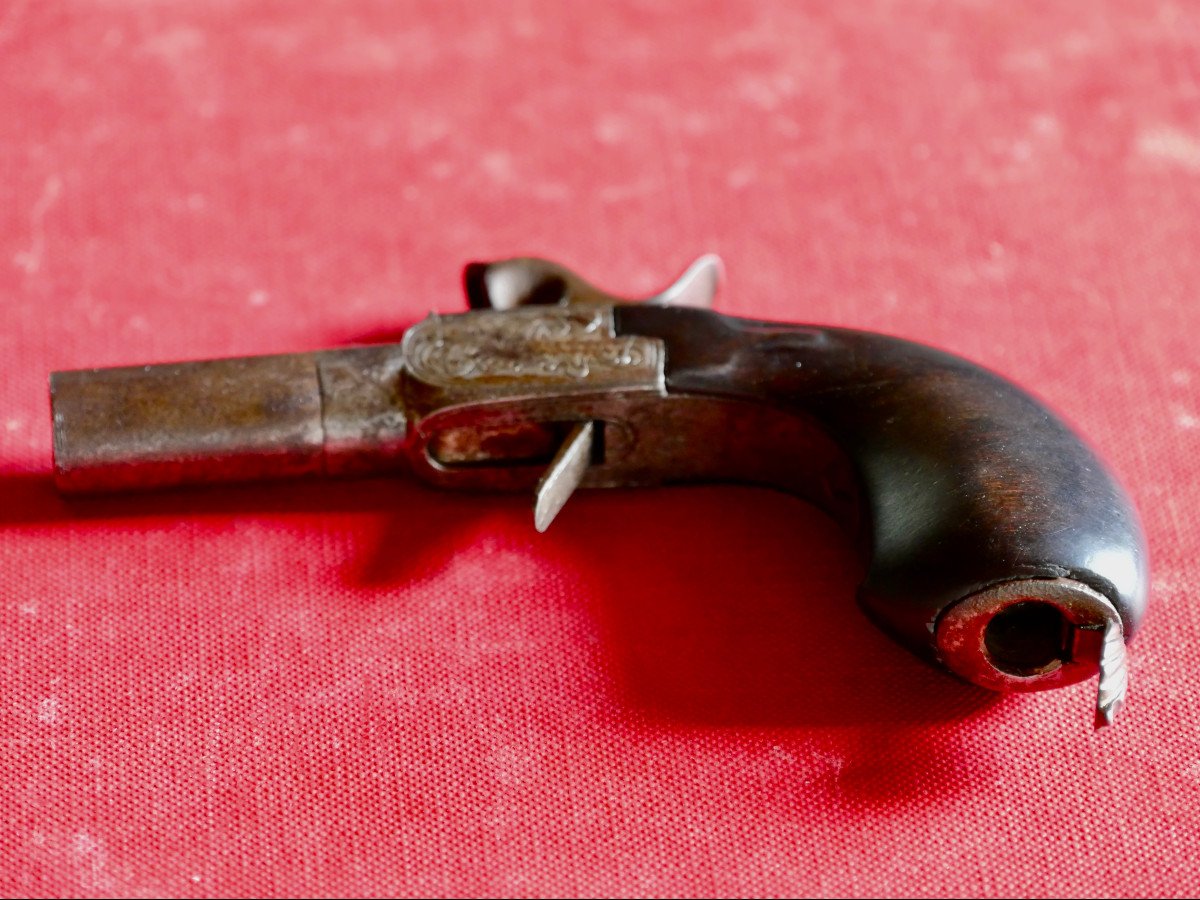 Pistolet miniature à percussion - Arme de collection-photo-1