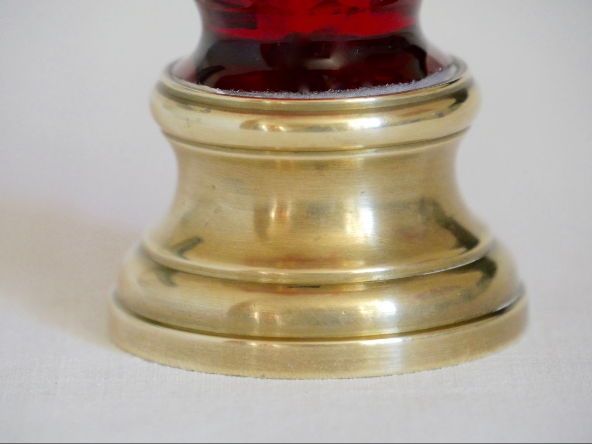 Boule d'escalier - Cristal de Saint-Louis ou Baccarat-photo-2