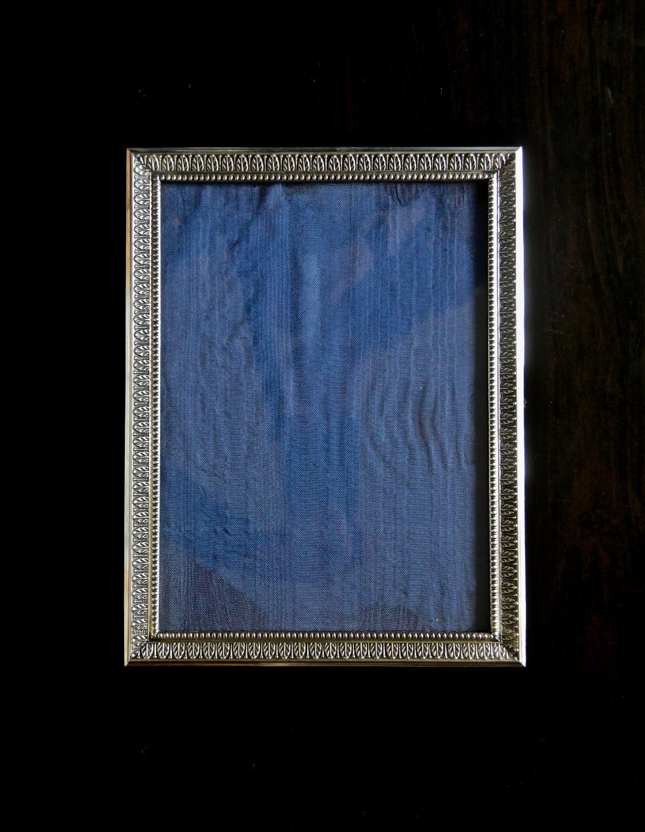 Cadre à photo en argent