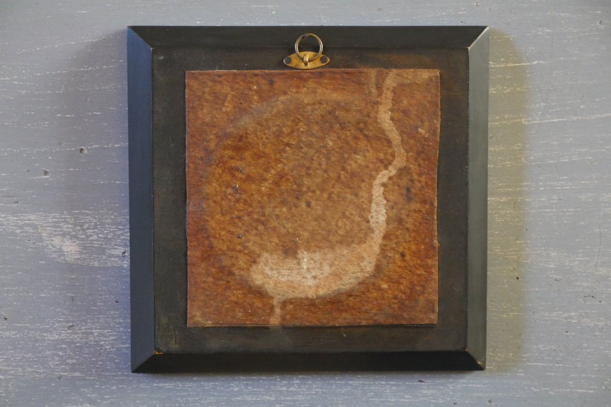 Miniature sur cuivre - Bouquet(s) de fleurs 19ème-photo-3