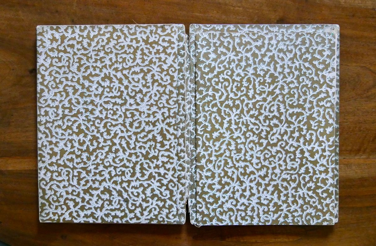 Porte-documents – Sous-main – Objet d'écriture ou de bureau en carton bouilli-photo-3