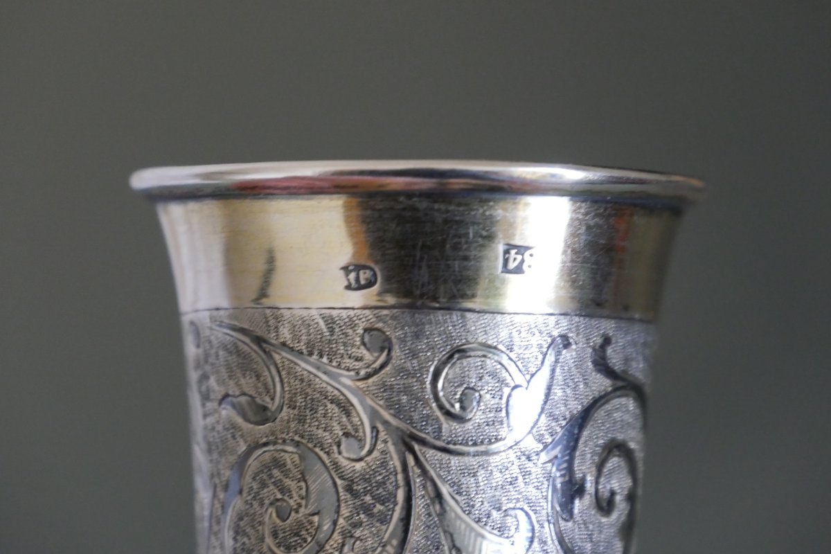 Russie - Gobelet en argent 19ème-photo-3