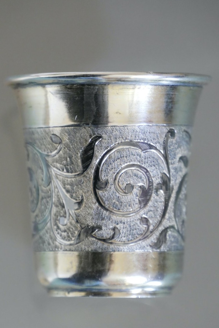 Russie - Gobelet en argent 19ème-photo-2