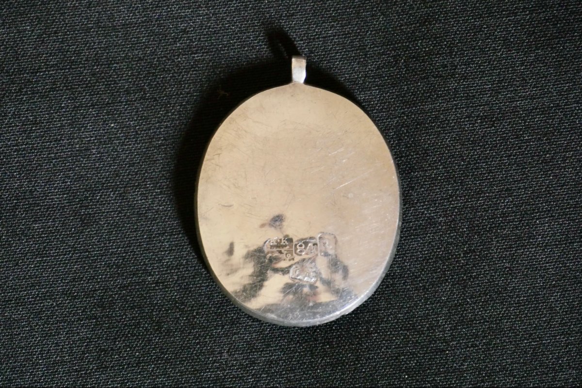Russia – Jewelry – Enamel Pendant – Russian Art From Before 1917-photo-2