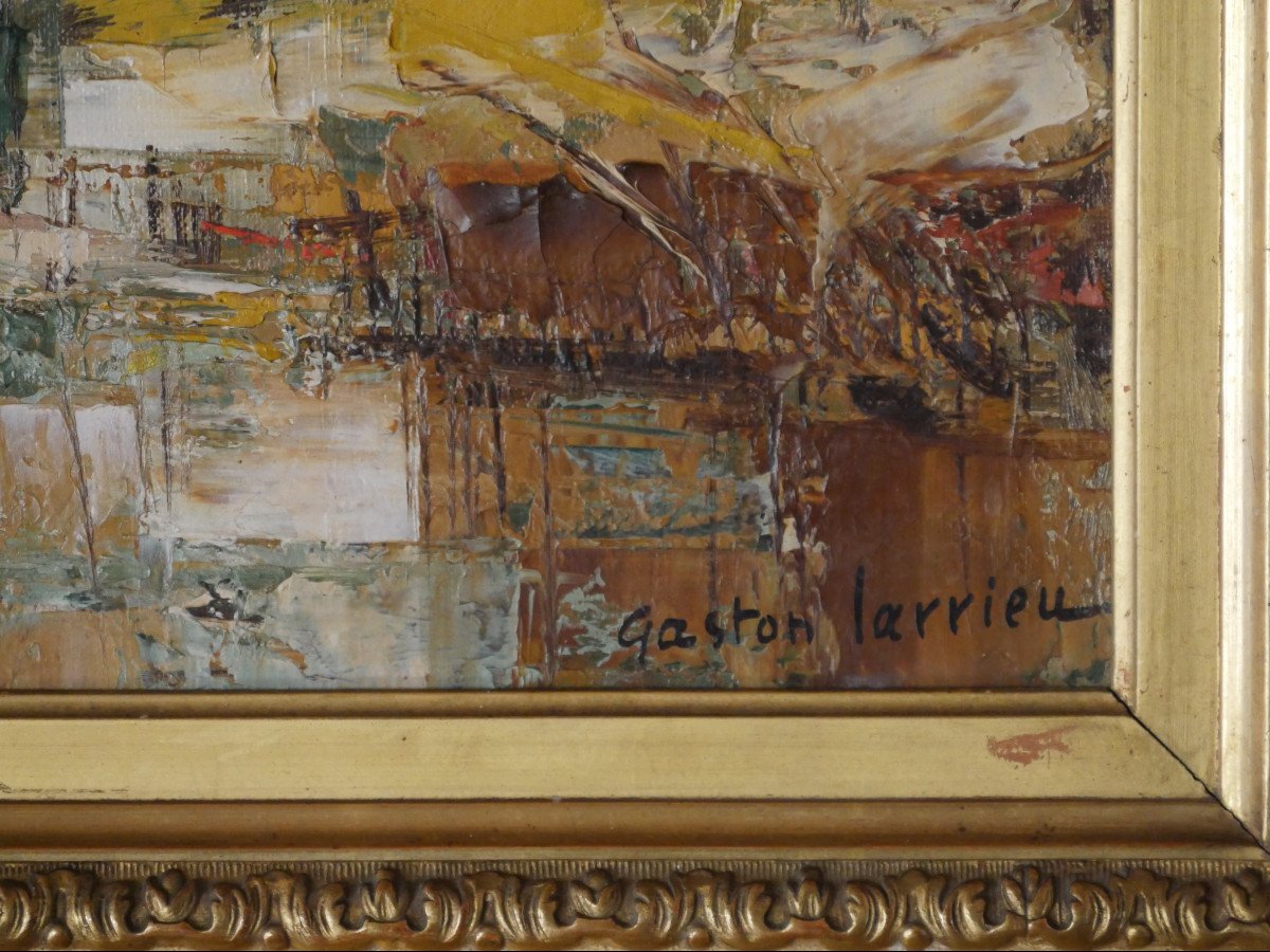 Painting - Oil On Canvas - Gaston Larrieu-photo-3