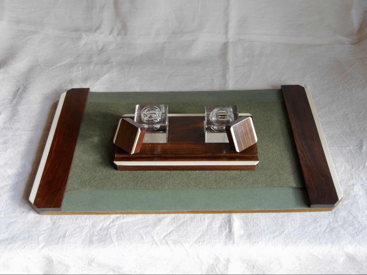 Set / Office Accessories - Necessary / Macassar Writing Objects-photo-1