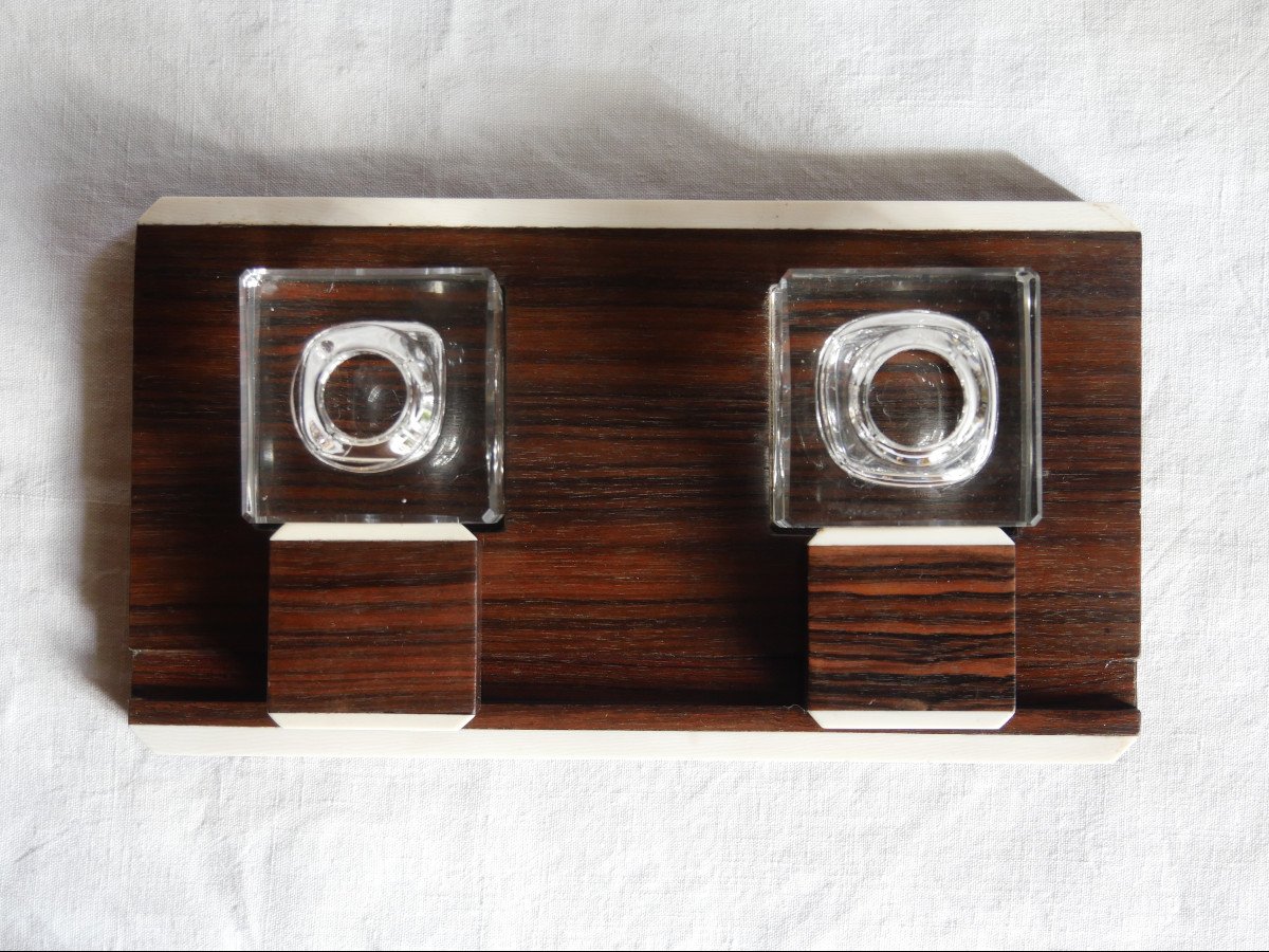 Set / Office Accessories - Necessary / Macassar Writing Objects-photo-4