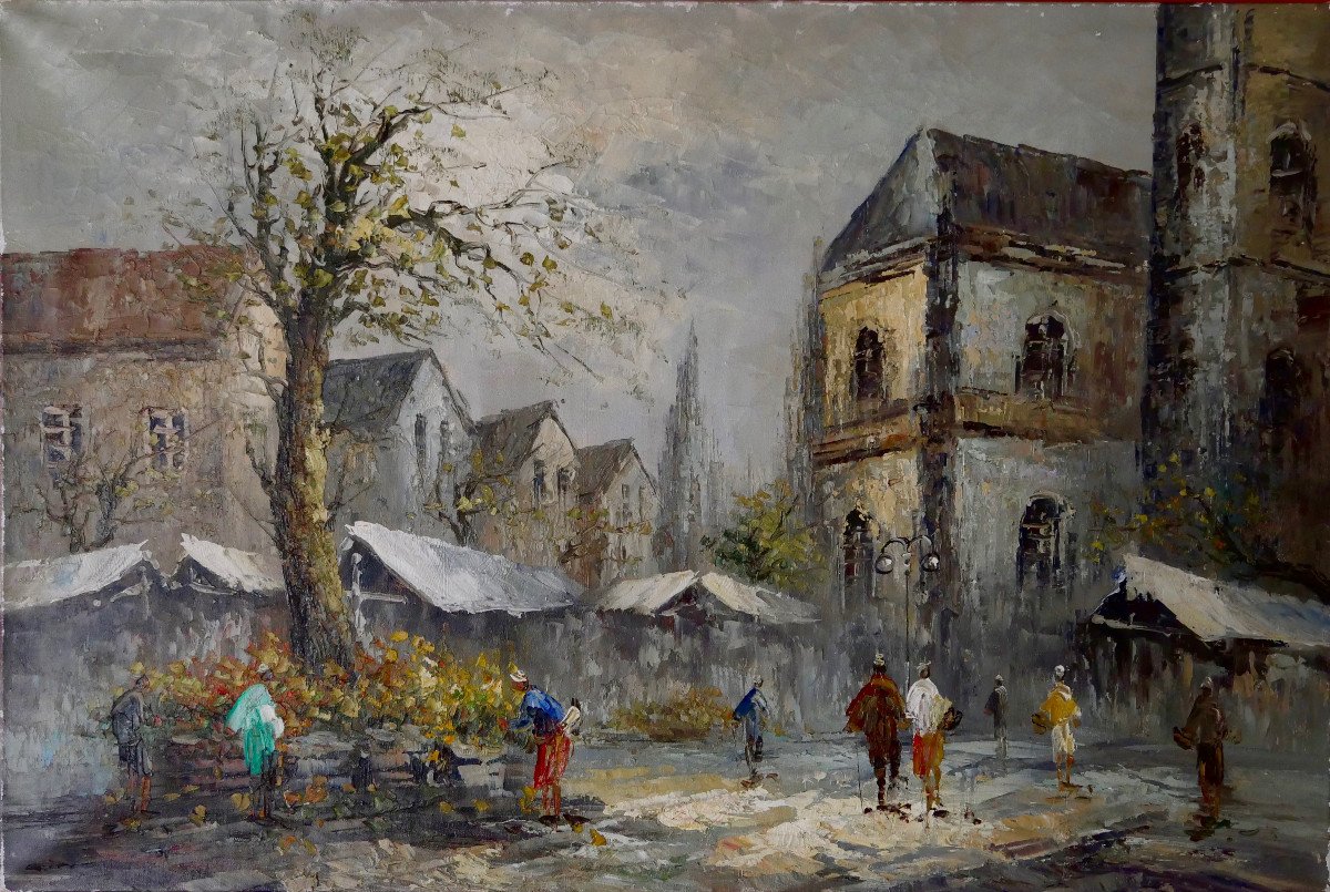 Painting - Oil On Canvas - Montmartre