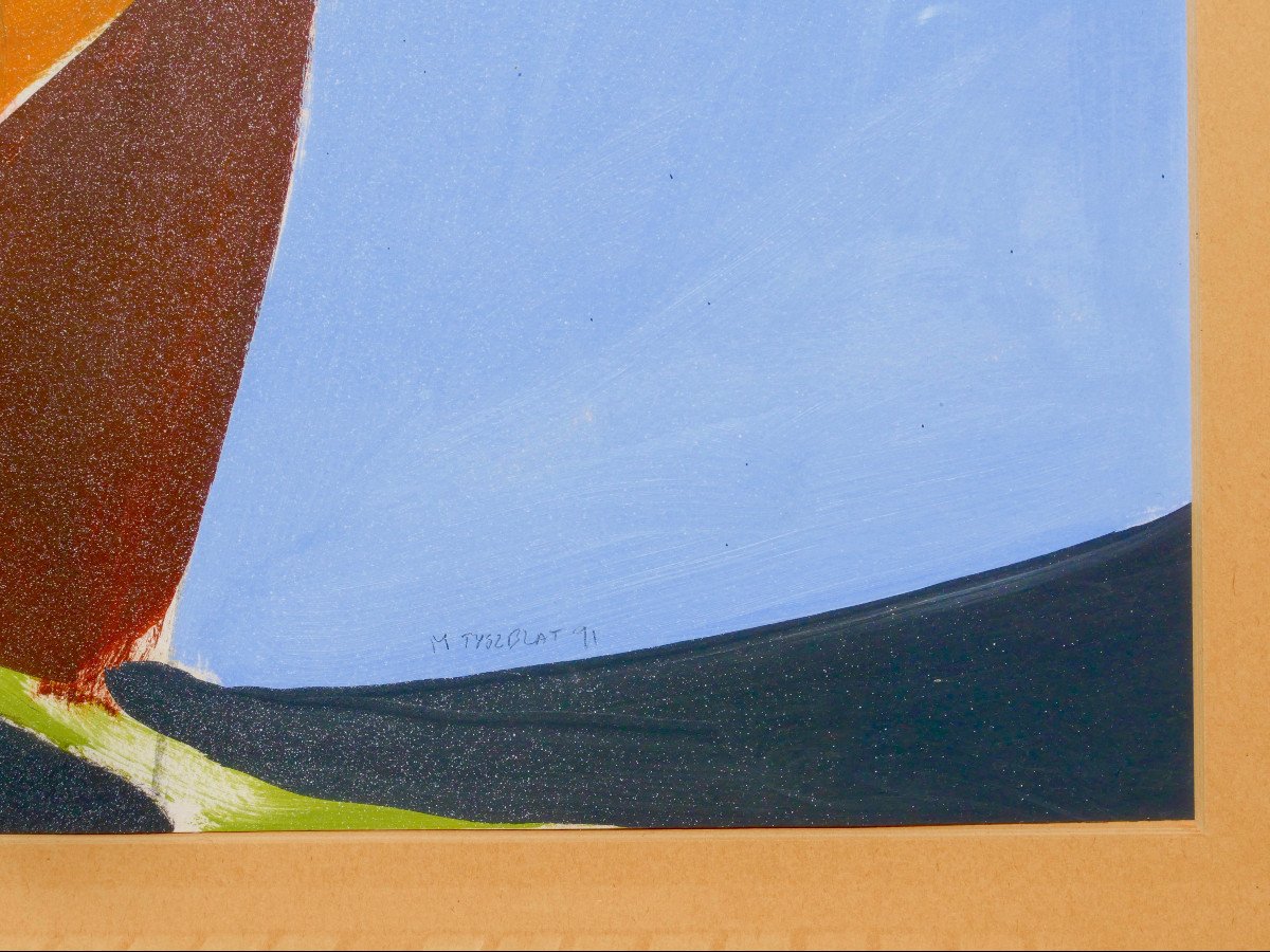 Painting - Acrylic On Paper - Michel Tyszblat-photo-3