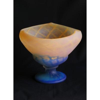 Daum - Crystal Vase-coupe