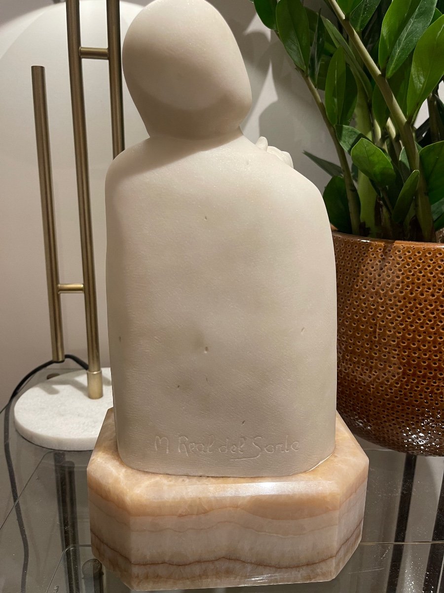 Buste En Marbre Blanc Maxime Real Del Sarte (1888-1954) -photo-4