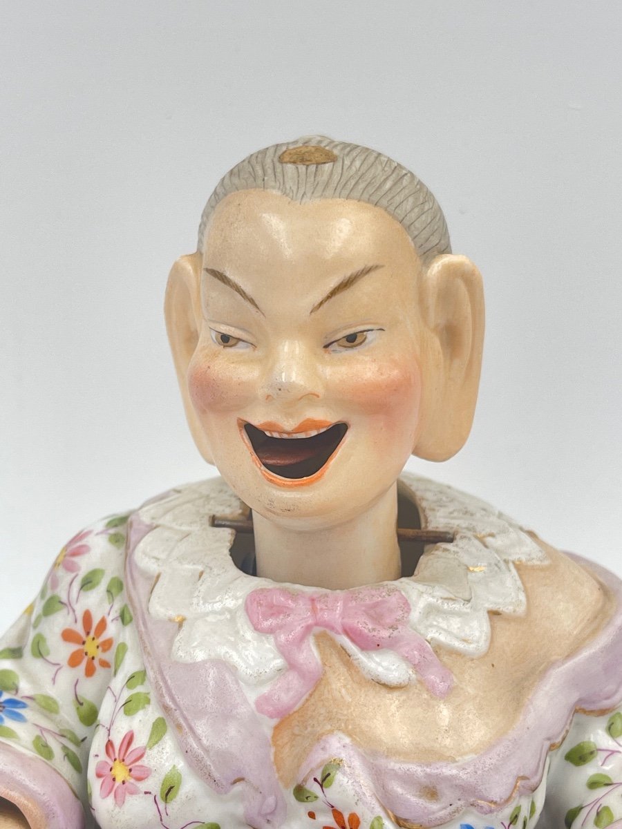 Magot Chinois En Porcelaine époque XIXème-photo-2
