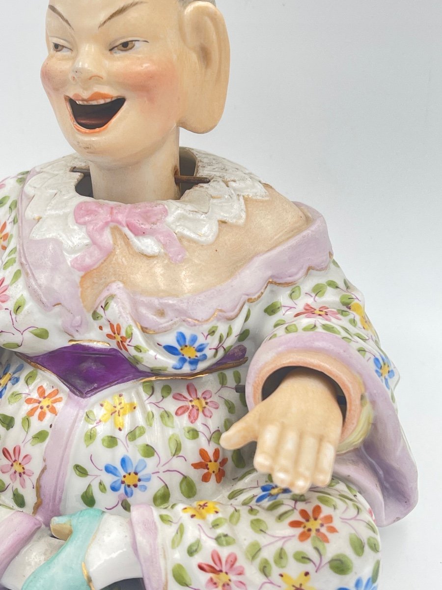 Magot Chinois En Porcelaine époque XIXème-photo-3