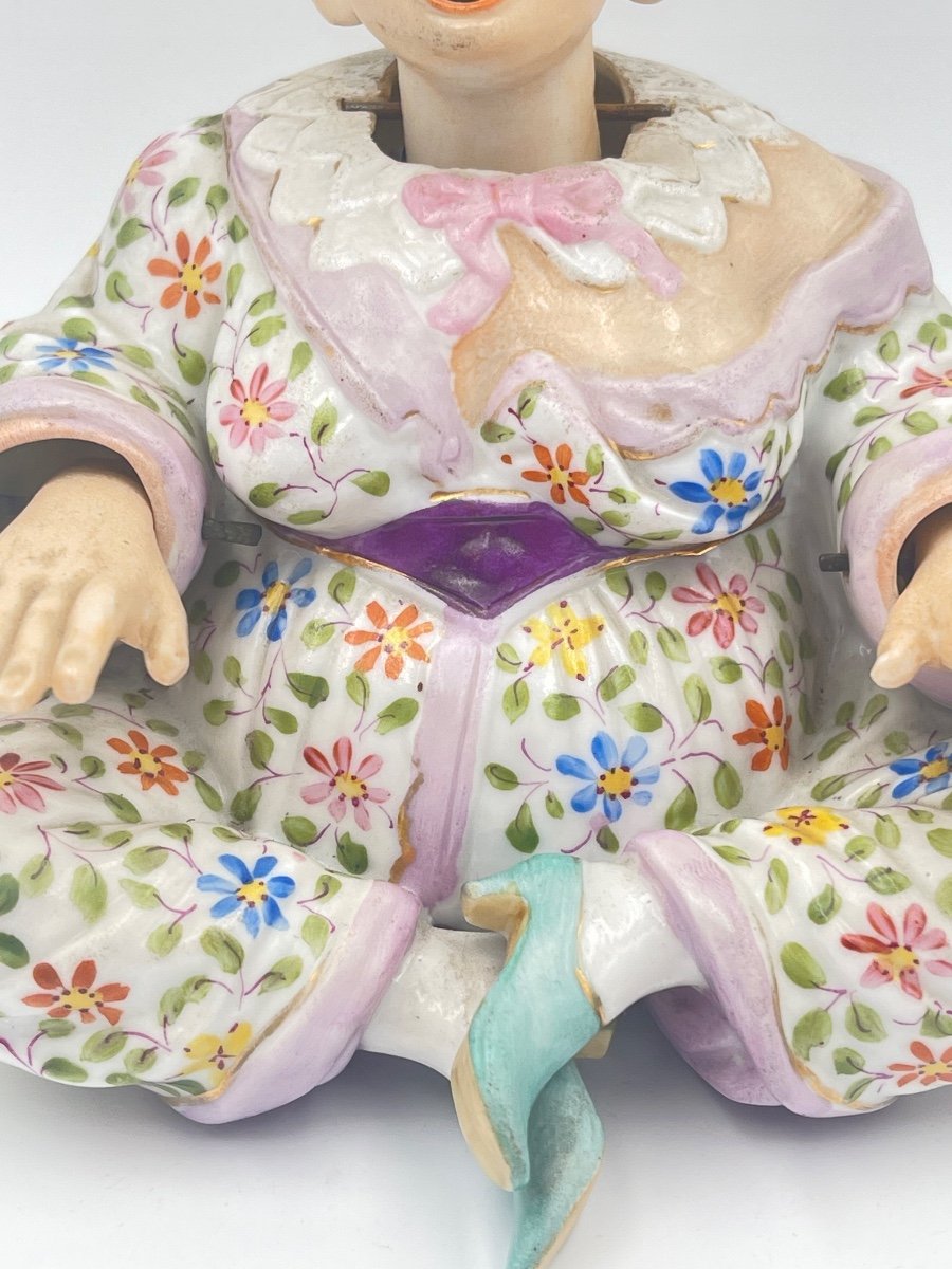 Magot Chinois En Porcelaine époque XIXème-photo-4