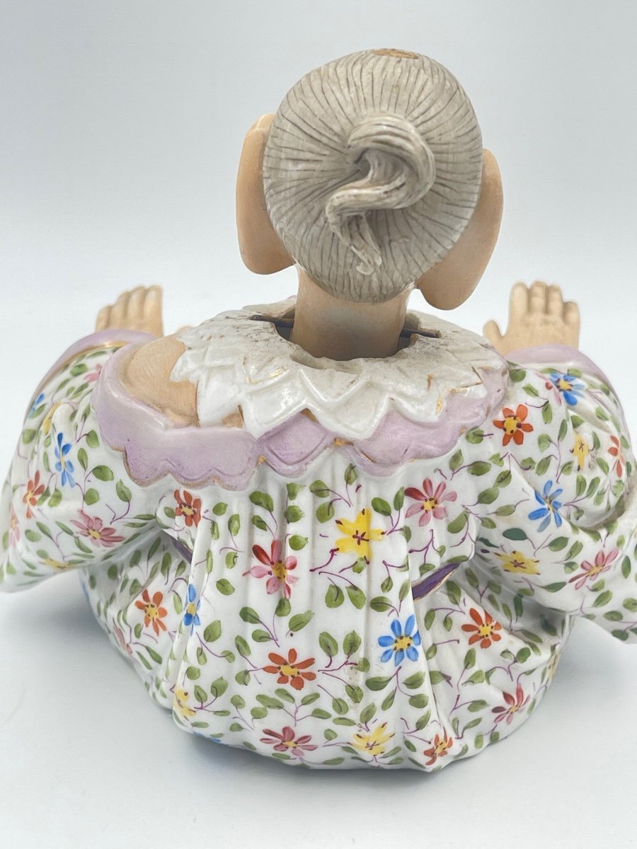 Magot Chinois En Porcelaine époque XIXème-photo-3