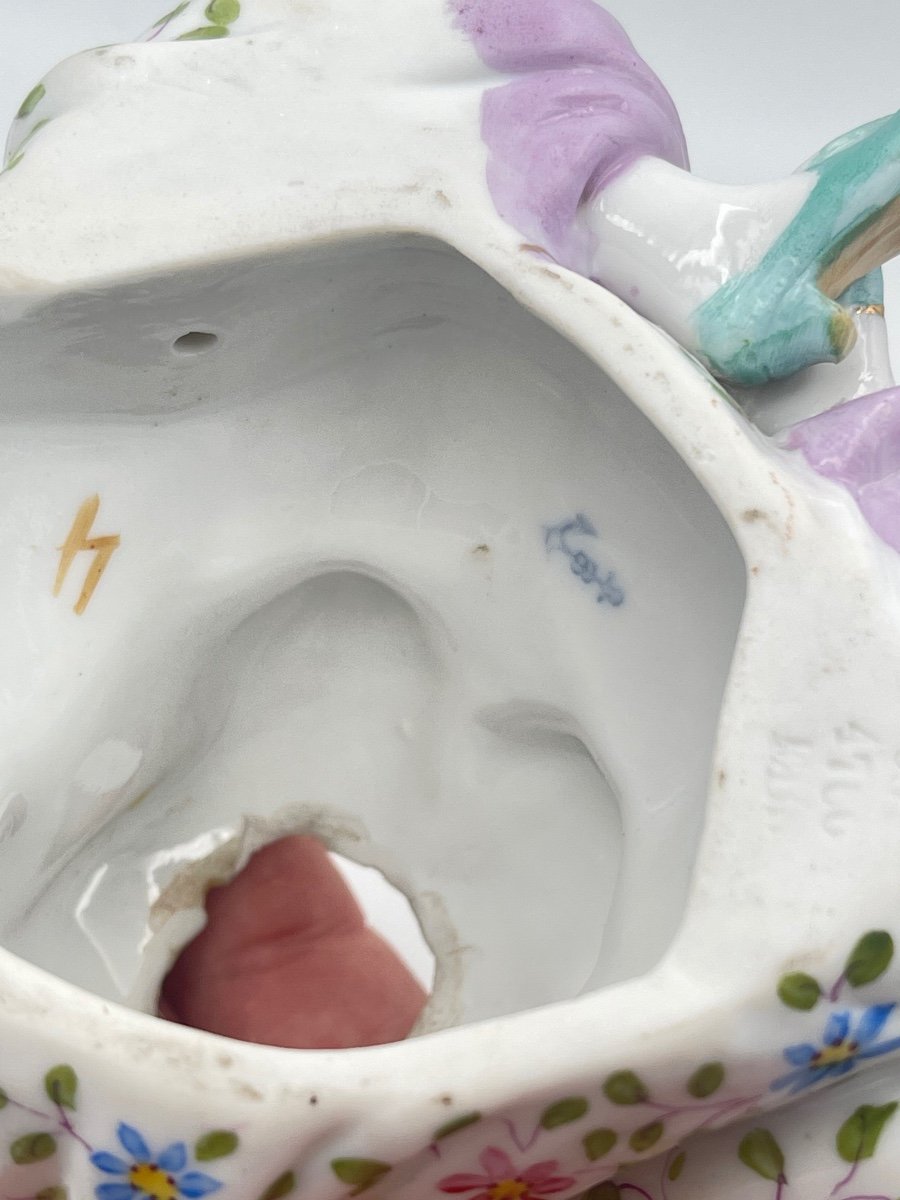 Magot Chinois En Porcelaine époque XIXème-photo-7