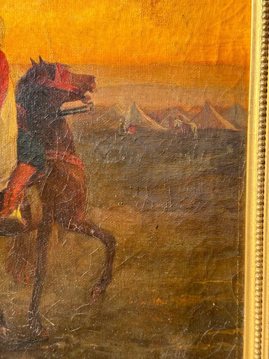 Guillaume Pierre Urbain Régamey (1837 - 1875) Cavalier Arabe -photo-2