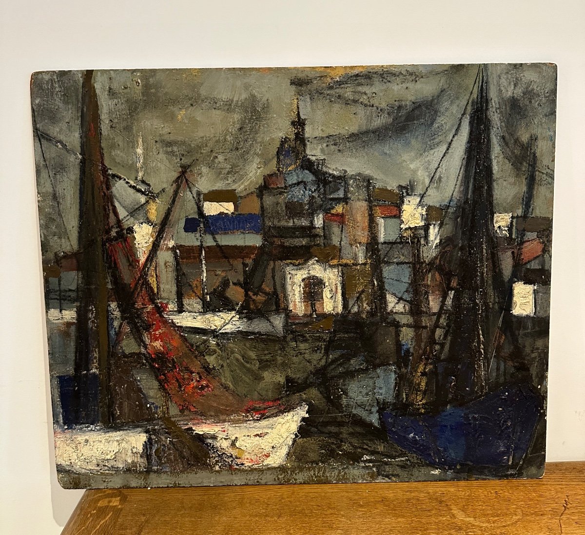 Vue Sur Le Port De Marseille Par Michel Bepoix 