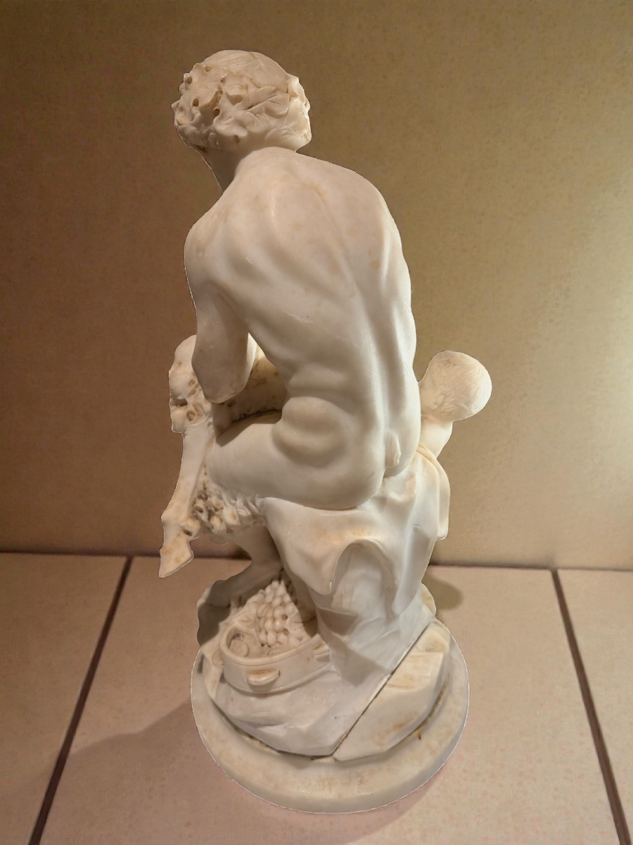 Faune Jouant Du Tambourin Par Cuzzini D'après Clodion-photo-2