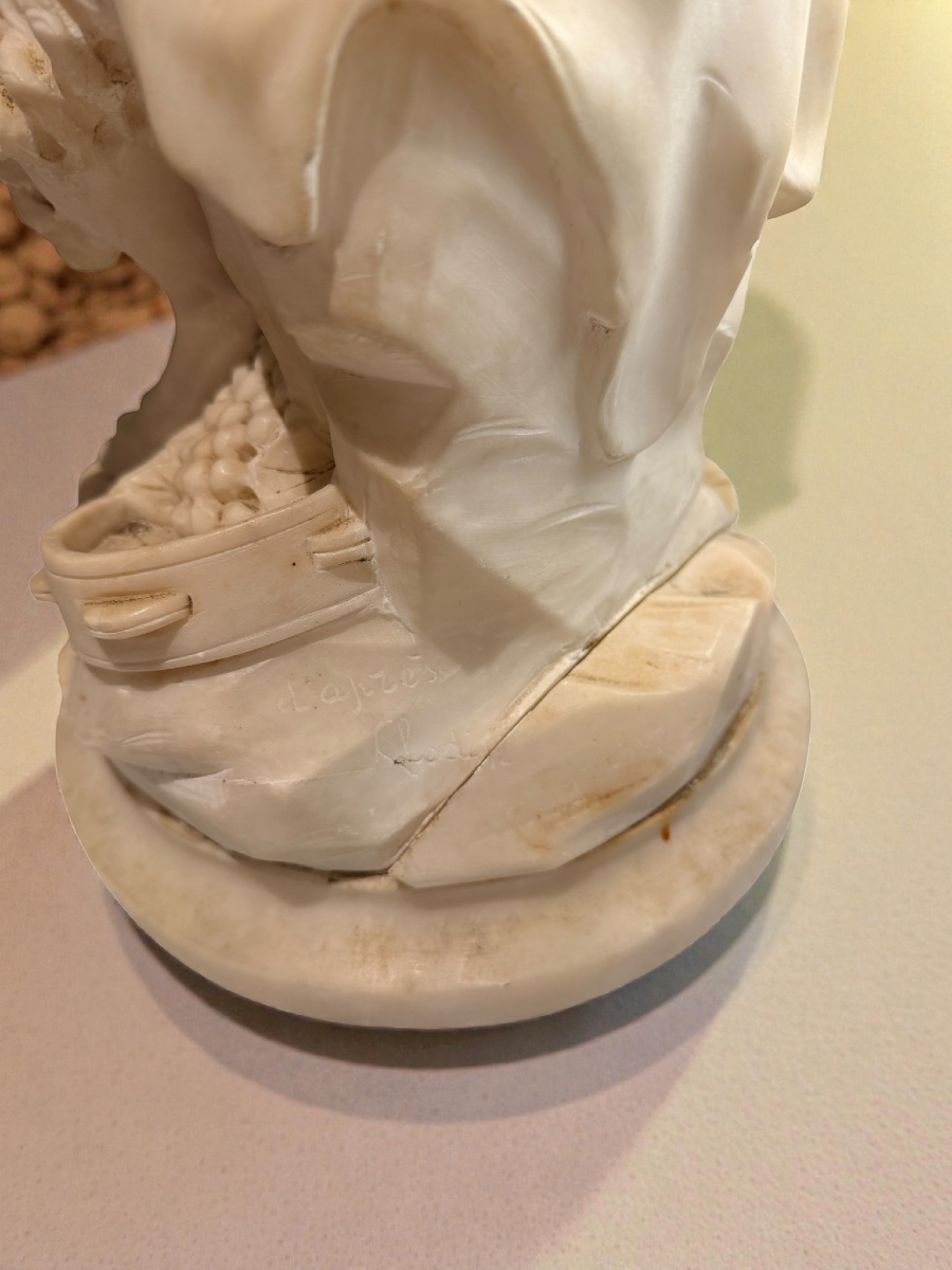 Faune Jouant Du Tambourin Par Cuzzini D'après Clodion-photo-3