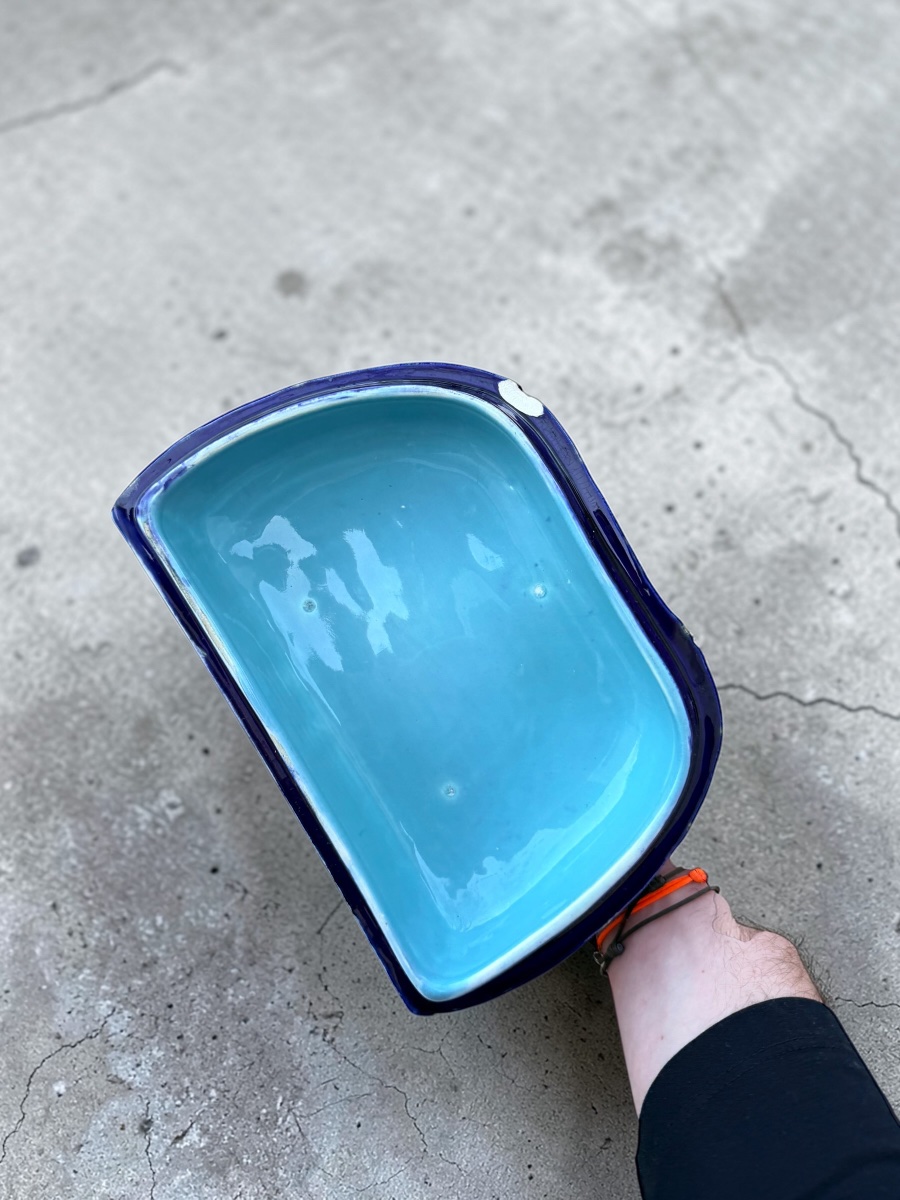 Fontaine Éléphant En Faïence De Sarreguemines-photo-4