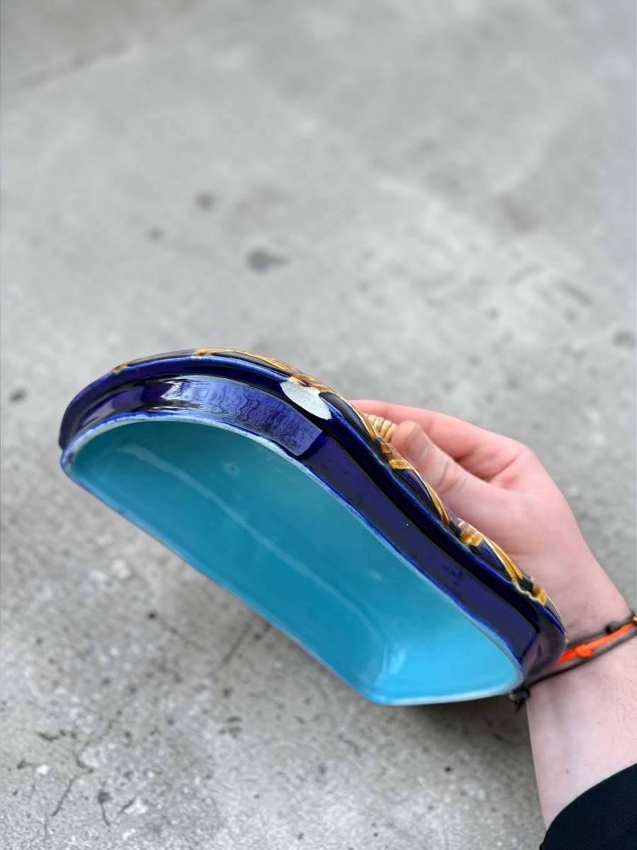 Fontaine Éléphant En Faïence De Sarreguemines-photo-5