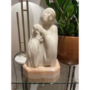 White Marble Bust Maxime Real Del Sarte (1888-1954)