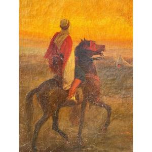 Guillaume Pierre Urbain Régamey (1837 - 1875) Arab Rider