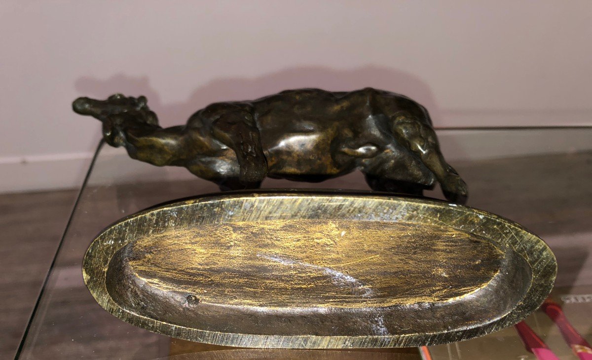 Antoine Louis Barye (1796-1875) Camel Bronze Animal Orientalism-photo-4