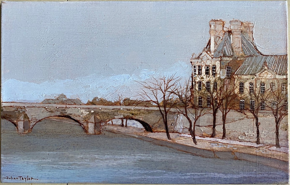 Julian Taylor (1954) Pont Royal The Louvre Paris