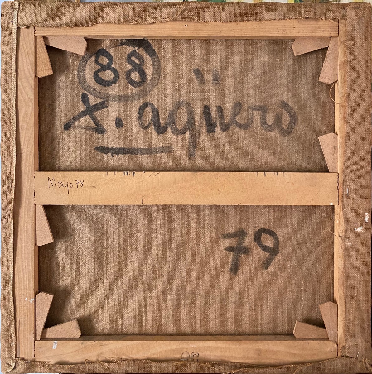 Leopoldo TORRES AGÜERO (1924-1995) 88 (1979) Abstraction géométrique Argentine-photo-2