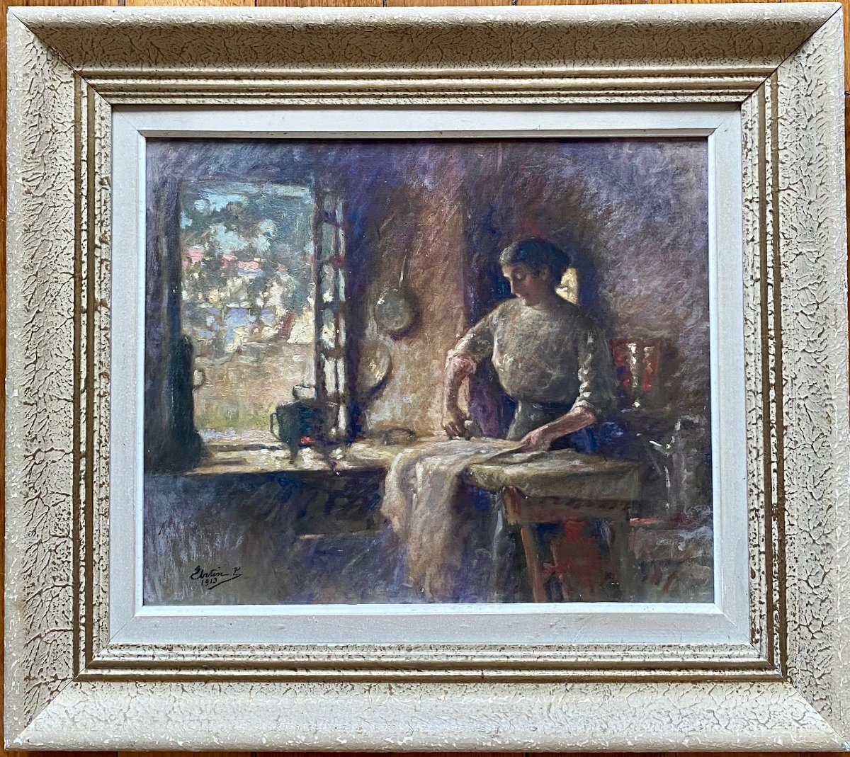 Paul François Marie URTIN (1874-1962) Coulisses de la bourgeoisie 1913-photo-3