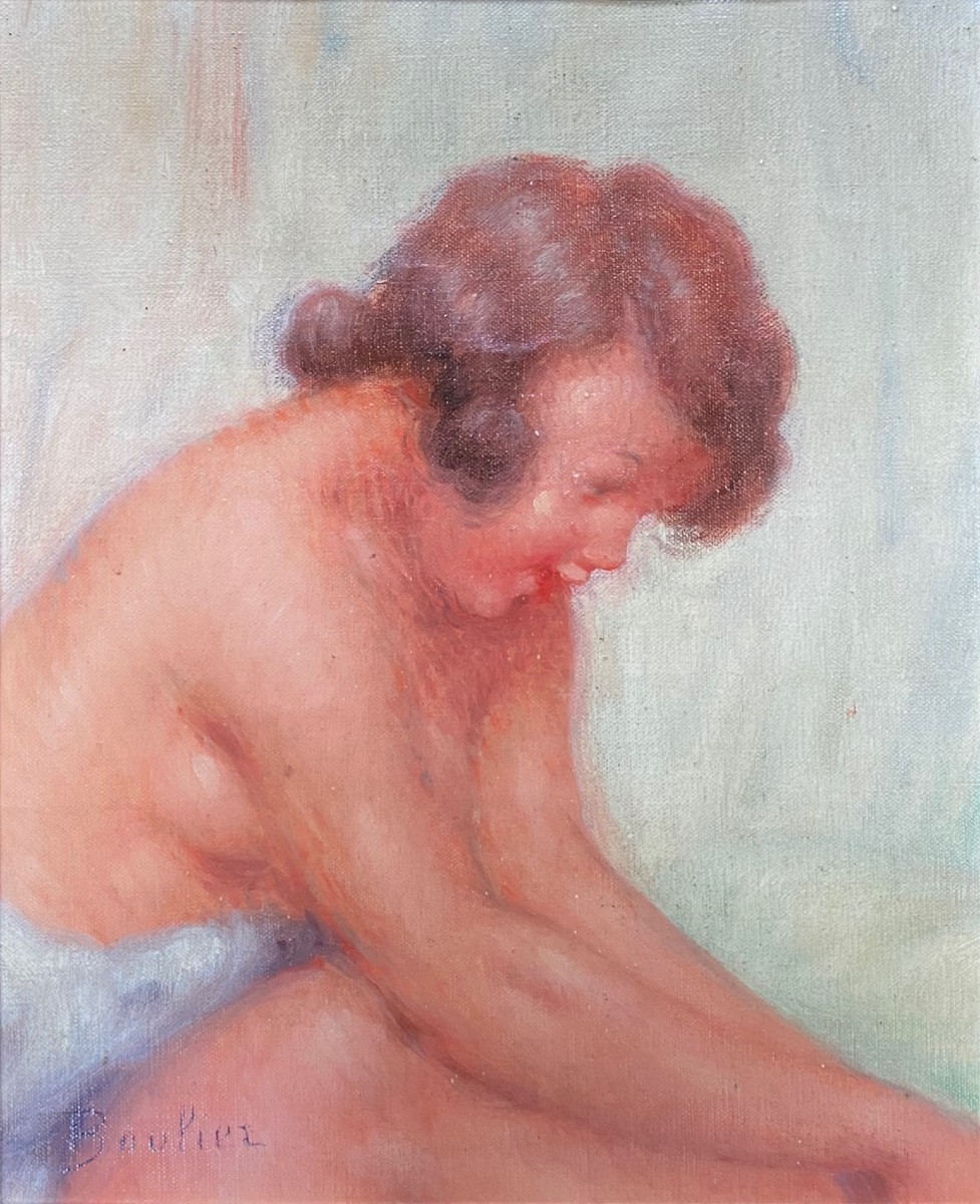 Lucien BOULIER (1882-1963) Rêverie Nu