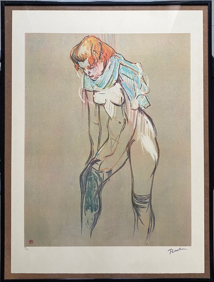Henri De Toulouse-lautrec (1864-1901) Nude At The Bottom