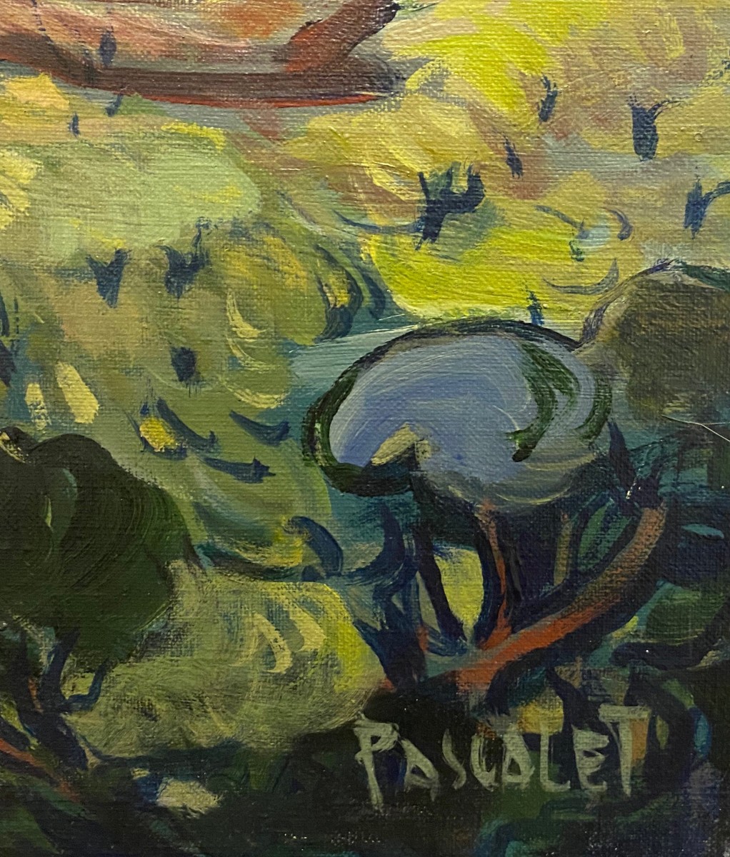 Pierre PASCALET (1915-2000)  Montagne Sainte-Victoire? Provence-photo-2