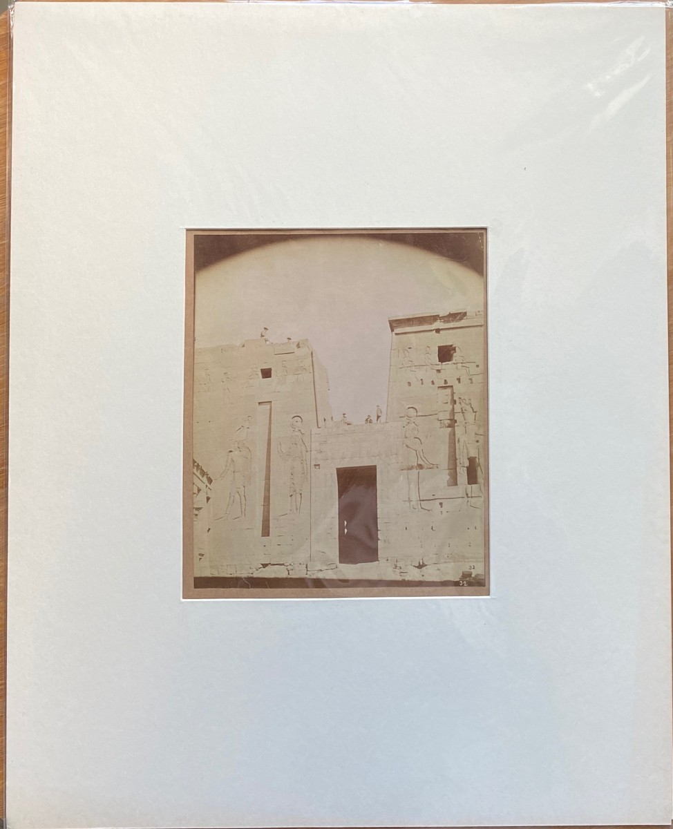 Temple Of Philae Nubia, Second Pylon Of The Temple Of Isis 1870-photo-2