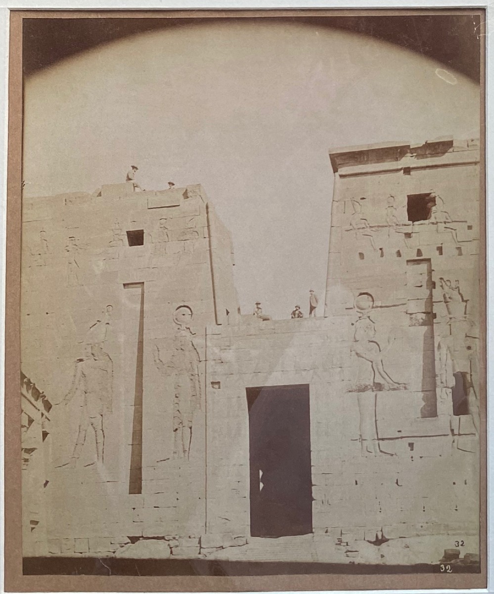Temple Of Philae Nubia, Second Pylon Of The Temple Of Isis 1870