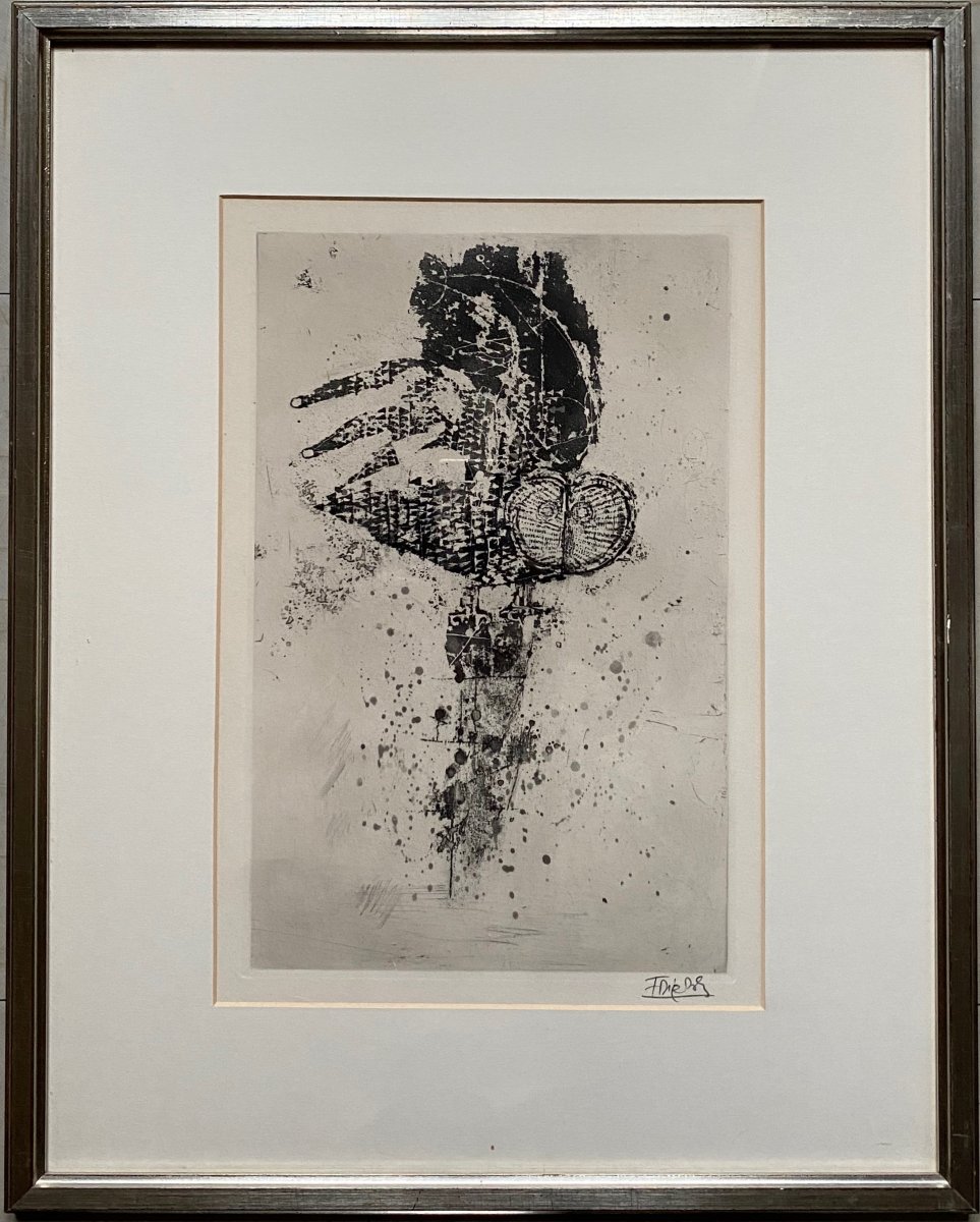 Johnny FRIEDLAENDER (1912-1992) Estampe petit bestiaire 1963 1/2-photo-2