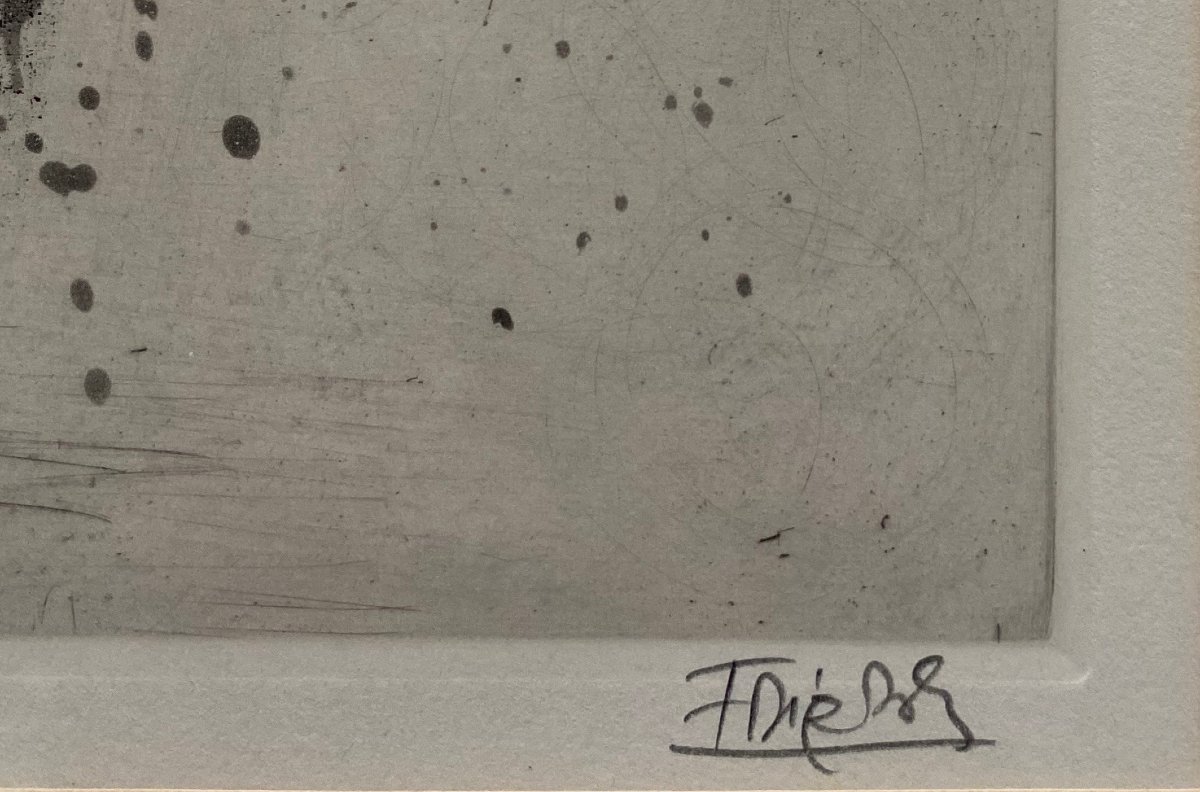 Johnny FRIEDLAENDER (1912-1992) Estampe petit bestiaire 1963 1/2-photo-3