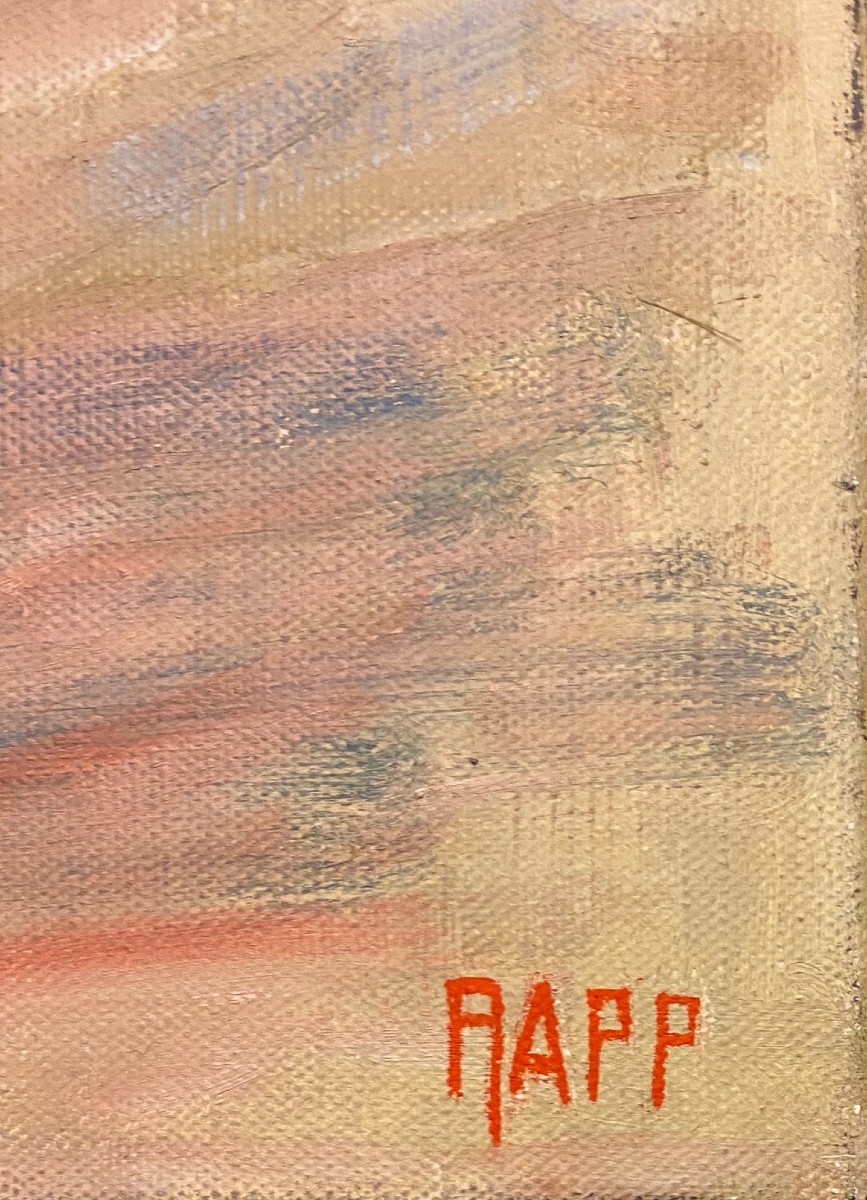 Ginette RAPP (1928-1998) Bord de mer Grèce-photo-2