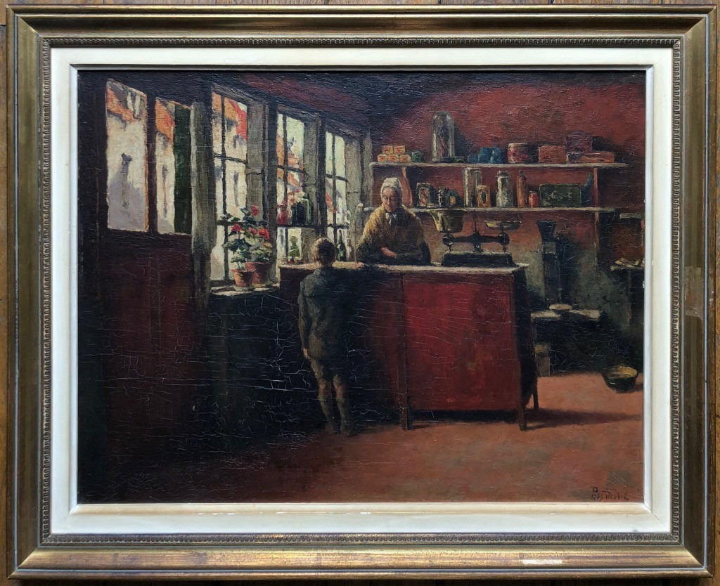 Prosper De Wit (1862-1951) Trade Of Yesteryear - Fingerprint Signature - Belgian School-photo-2