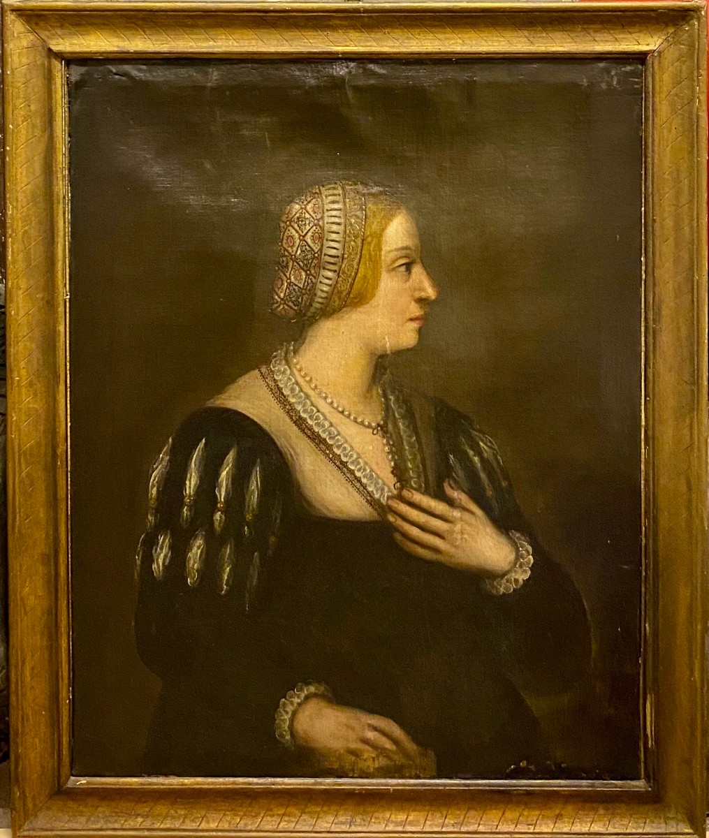 Portrait XVIIIème femme de profil-photo-2