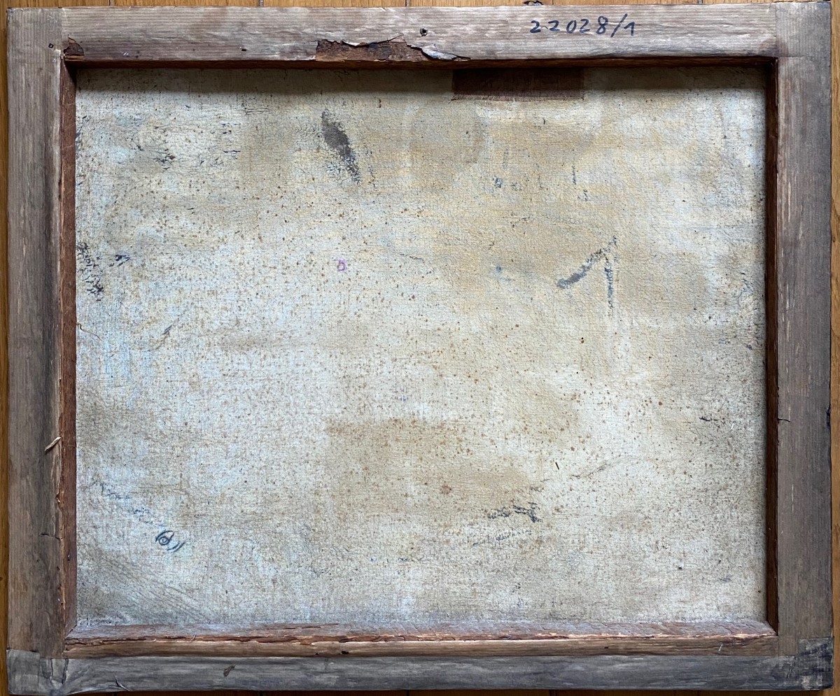 Jean CALOGERO (1922-2001) Nu de dos. Œuvre de jeunesse vers 1950-photo-4