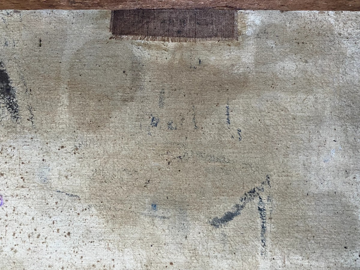 Jean CALOGERO (1922-2001) Nu de dos. Œuvre de jeunesse vers 1950-photo-1