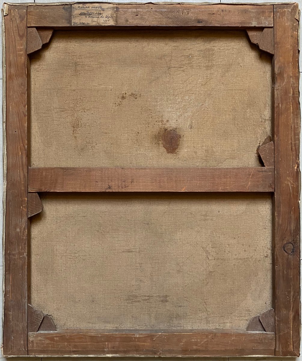 ARIS METZANOFF CUBISME ECOLE DE PARIS ART DECO NATURE MORTE AU COGNAC 1860-photo-4