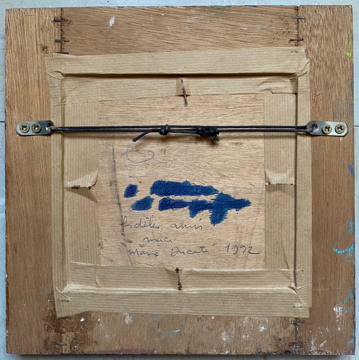 Marie Ducate (1954) Sculpture Fixed Under Glass, Mixed Media, 1992-photo-3